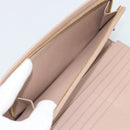 PRADA Long Wallet Safifano leather Pink Gold Tone Auth 192748M-10