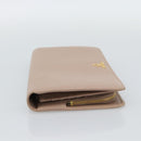 PRADA Long Wallet Safifano leather Pink Gold Tone Auth 192748M-4