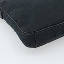GUCCI GG Canvas Shoulder Bag Black Silver 92551 Auth 192749-11