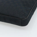 GUCCI GG Canvas Shoulder Bag Black Silver 92551 Auth 192749-12