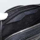 GUCCI GG Canvas Shoulder Bag Black Silver 92551 Auth 192749-15