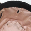 Miu Miu Hand Bag Leather Black Gold Tone Auth 192754-20
