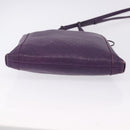 BOTTEGA VENETA INTRECCIATO Shoulder Bag Leather Purple Auth 192755A-6