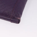 BOTTEGA VENETA INTRECCIATO Shoulder Bag Leather Purple Auth 192755A-15
