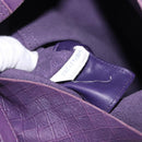 BOTTEGA VENETA INTRECCIATO Shoulder Bag Leather Purple Auth 192755A-12