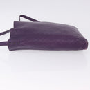 BOTTEGA VENETA INTRECCIATO Shoulder Bag Leather Purple Auth 192755A-5