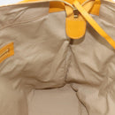 CELINE Hand Bag Leather Yellow Silver Auth 192757A-19