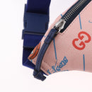 GUCCI Jetsons Collaboration Body Bag Canvas Pink Silver 502095 Auth 192761M-8