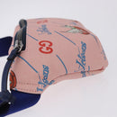 GUCCI Jetsons Collaboration Body Bag Canvas Pink Silver 502095 Auth 192761M-4