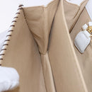FENDI Shoulder Bag Leather White Gold Tone Auth 192766V-26