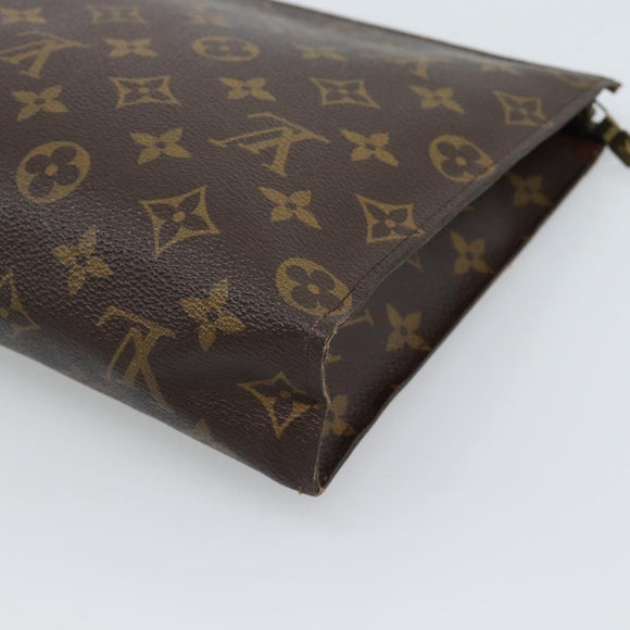 LOUIS VUITTON Monogram Poche Toilette 26 Pouch M47542 LV Auth 192767A