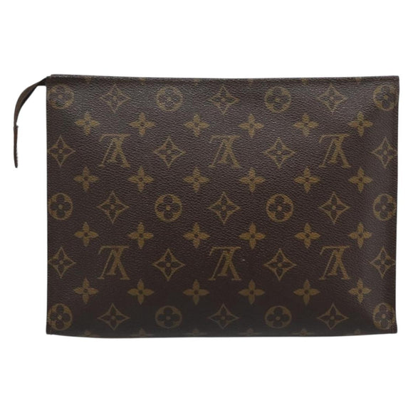 LOUIS VUITTON Monogram Poche Toilette 26 Pouch M47542 LV Auth 192767A
