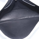 BALENCIAGA Clutch Bag Leather White Silver 529313 Auth 192768-11