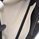BALENCIAGA Navy Pochette Shoulder Bag Canvas Ivory Black 339937 Auth 192772-11