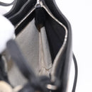 BALENCIAGA Navy Pochette Shoulder Bag Canvas Ivory Black 339937 Auth 192772-22