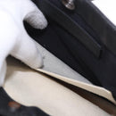 BALENCIAGA Navy Pochette Shoulder Bag Canvas Ivory Black 339937 Auth 192772-24