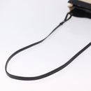 BALENCIAGA Navy Pochette Shoulder Bag Canvas Ivory Black 339937 Auth 192772-7