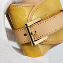 LOUIS VUITTON Monogram Vernis Lafayette Street Purse Beige M91013 LV Auth 192777-8