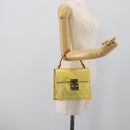 LOUIS VUITTON Monogram Vernis Spring Street Hand Bag Gris M91029 LV Auth 192779-20