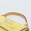 LOUIS VUITTON Monogram Vernis Spring Street Hand Bag Gris M91029 LV Auth 192779-8