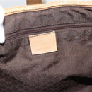 GUCCI Jackie Shoulder Bag Suede Brown Silver 001.3306 Auth 192781-14