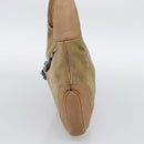 GUCCI Jackie Shoulder Bag Suede Brown Silver 001.3306 Auth 192781-5