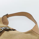 GUCCI Jackie Shoulder Bag Suede Brown Silver 001.3306 Auth 192781-8