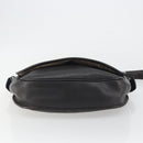 LOEWE Shoulder Bag Leather Dark Brown Gold Tone Auth 192782A-5
