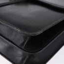 GUCCI Shoulder Bag Leather Black Gold Tone Auth 192785-14