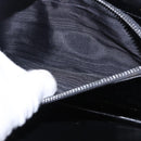 GUCCI Shoulder Bag Leather Black Gold Tone Auth 192785-24