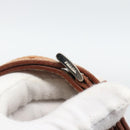 PRADA Shoulder Bag Nylon Beige Silver Auth 192786-15