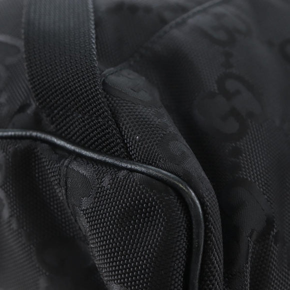 GUCCI GG Canvas Off The Grid Backpack Nylon Black Silver 644992 Auth 192787M