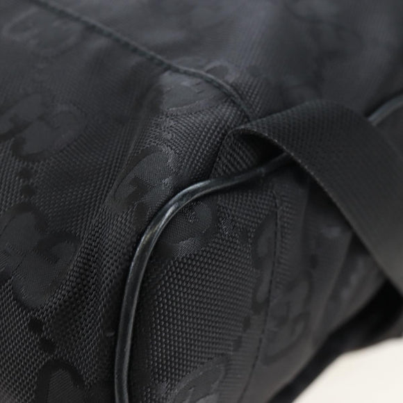 GUCCI GG Canvas Off The Grid Backpack Nylon Black Silver 644992 Auth 192787M
