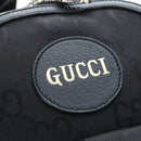 GUCCI GG Canvas Off The Grid Backpack Nylon Black Silver 644992 Auth 192787M-22