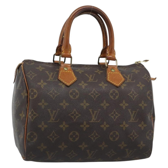 LOUIS VUITTON Monogram Speedy 25 Hand Bag M41528 LV Auth 192791
