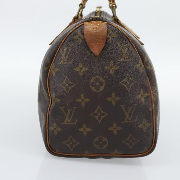 LOUIS VUITTON Monogram Speedy 25 Hand Bag M41528 LV Auth 192791