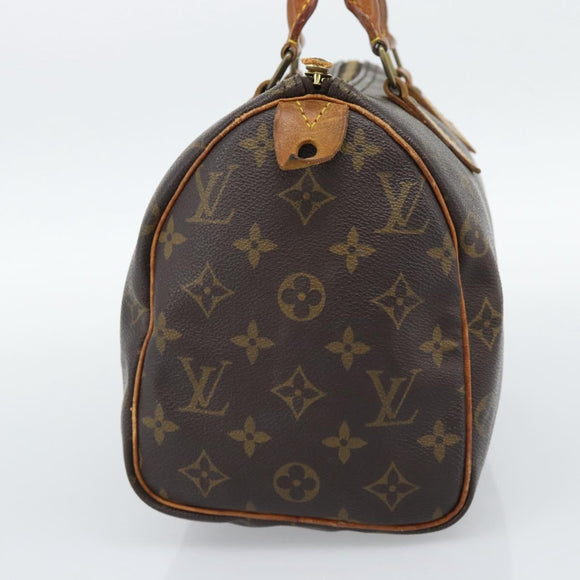 LOUIS VUITTON Monogram Speedy 25 Hand Bag M41528 LV Auth 192791