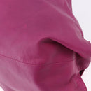 LOEWE Nappa Aire Hand Bag Leather Pink Gold Tone Auth 192793A-14