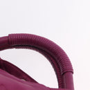 LOEWE Nappa Aire Hand Bag Leather Pink Gold Tone Auth 192793A-8