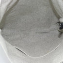 HERMES New Fourre Tout Cabas Hand Bag Canvas Gray Silver Auth 192794A-14