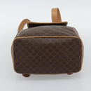CELINE Macadam Backpack PVC Leather Brown Gold Tone Auth 192796A-5
