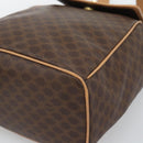 CELINE Macadam Backpack PVC Leather Brown Gold Tone Auth 192796A-15