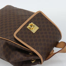CELINE Macadam Backpack PVC Leather Brown Gold Tone Auth 192796A-6