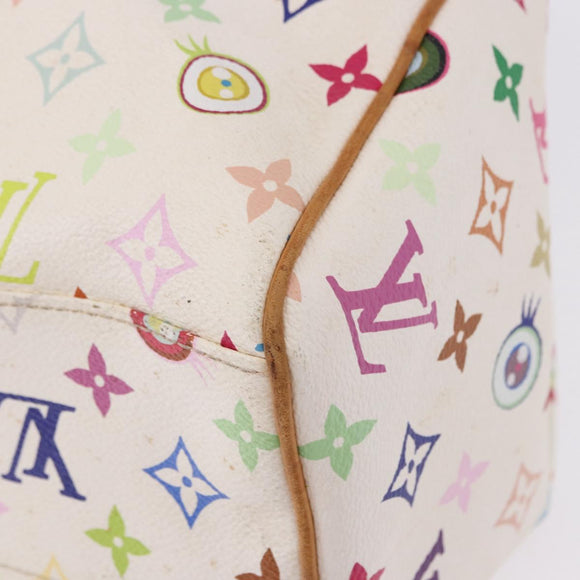 LOUIS VUITTON I Love Monogram Multicolor Sack Retro GM White M92053 Auth 192798A