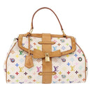 LOUIS VUITTON I Love Monogram Multicolor Sack Retro GM White M92053 Auth 192798A-13