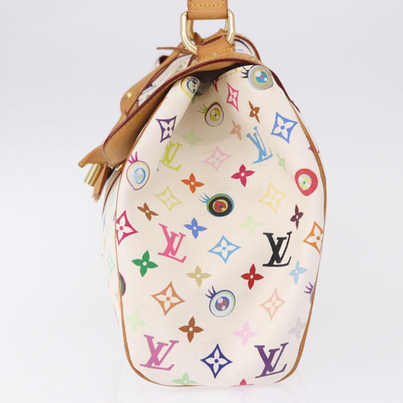 LOUIS VUITTON I Love Monogram Multicolor Sack Retro GM White M92053 Auth 192798A