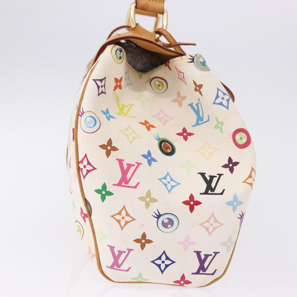 LOUIS VUITTON I Love Monogram Multicolor Sack Retro GM White M92053 Auth 192798A