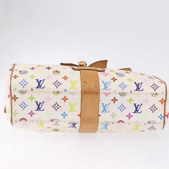 LOUIS VUITTON I Love Monogram Multicolor Sack Retro GM White M92053 Auth 192798A
