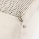 CHANEL COCO Mark Hand Bag Leather Ivory Silver CC Auth 192801-11