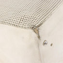 CHANEL COCO Mark Hand Bag Leather Ivory Silver CC Auth 192801-13